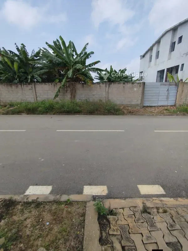 Terrain 400 m² plat avec accès bitumé — Cocody Riviera Abatta